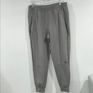 Adidas Gray Athletic Joggers with Elastic Cuffs (14)